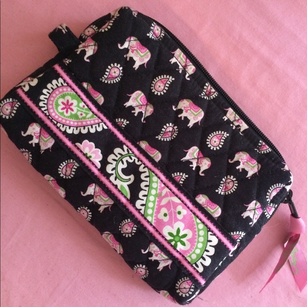 Vera Bradley: cosmetic pouch/ travel bag